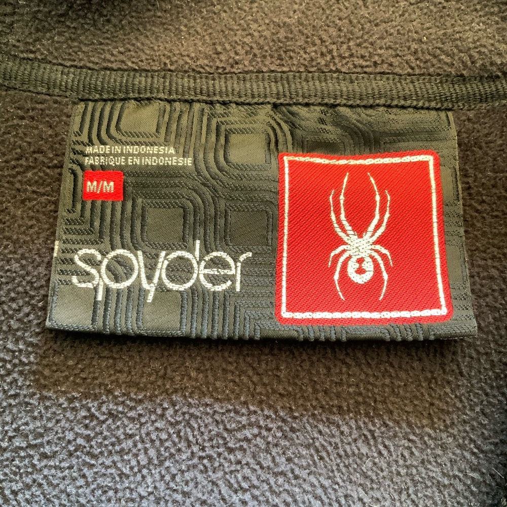 EUC Spyder Waffle Knit Full Zip Hooded Womens Jacket EUC Sz M - Picture 5 of 11